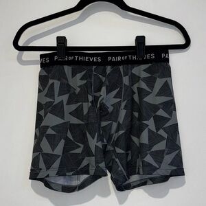 Pair of Thieves Men's Geometric Gray Boxer Briefs